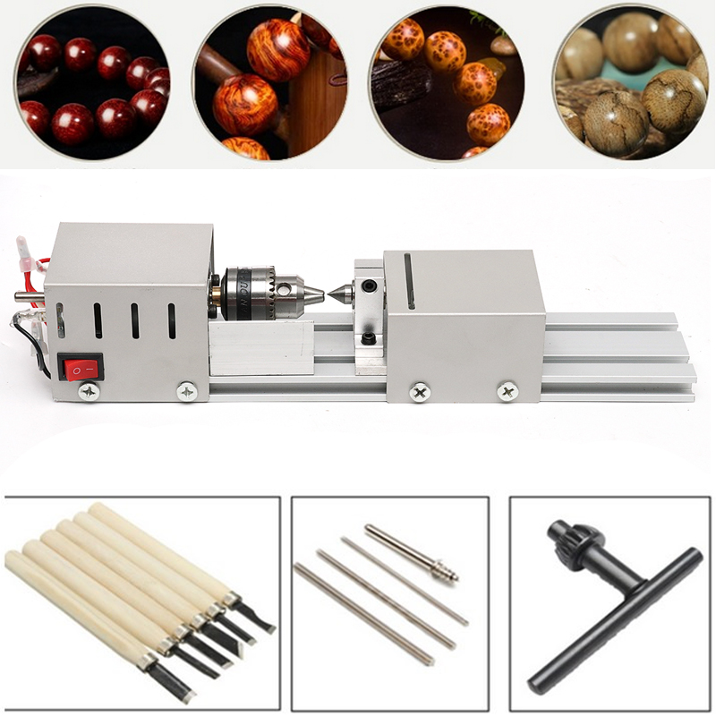Multifunction-100W-Mini-Lathe-Beads-Machine-Polisher-Table-Saw-DIY-Wood-Lathe-1314892-3