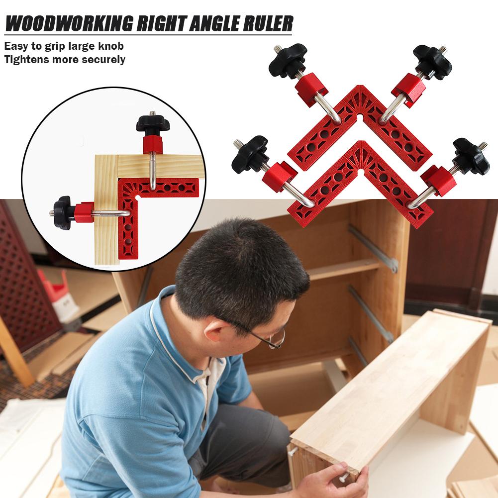 120mm-160mm-Woodworking-Right-Angle-Positioning-Clamp-Woodworking-Square-Positioning-Fastening-Tools-1880250-3