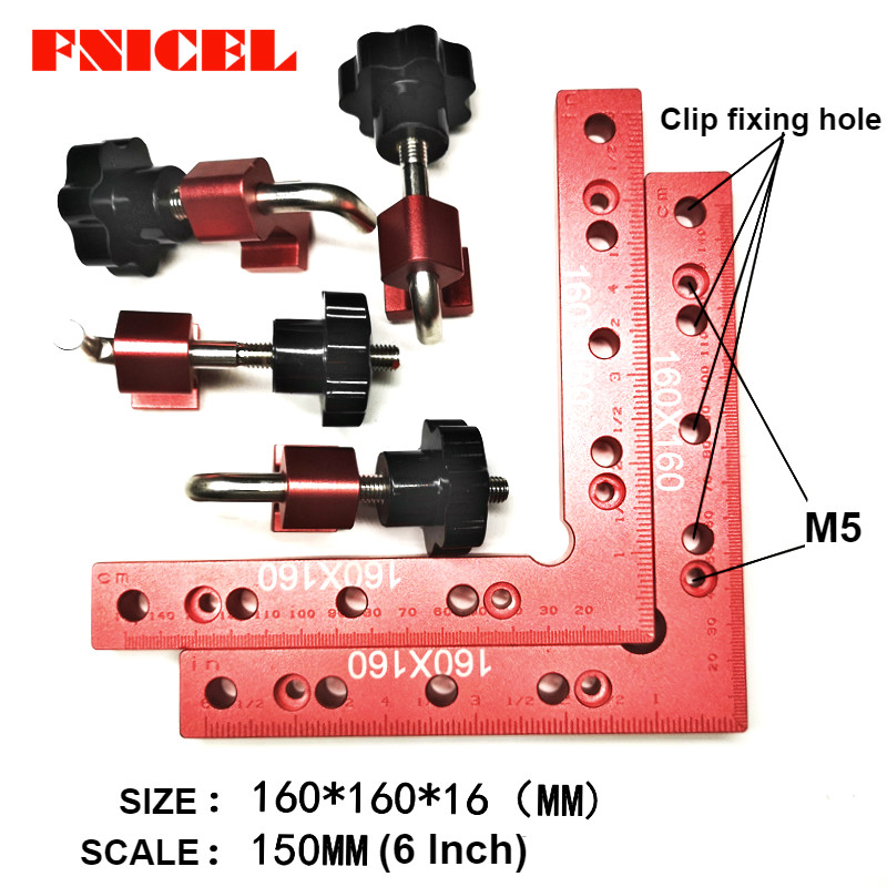 120mm-160mm-Woodworking-Right-Angle-Positioning-Clamp-Woodworking-Square-Positioning-Fastening-Tools-1880250-4