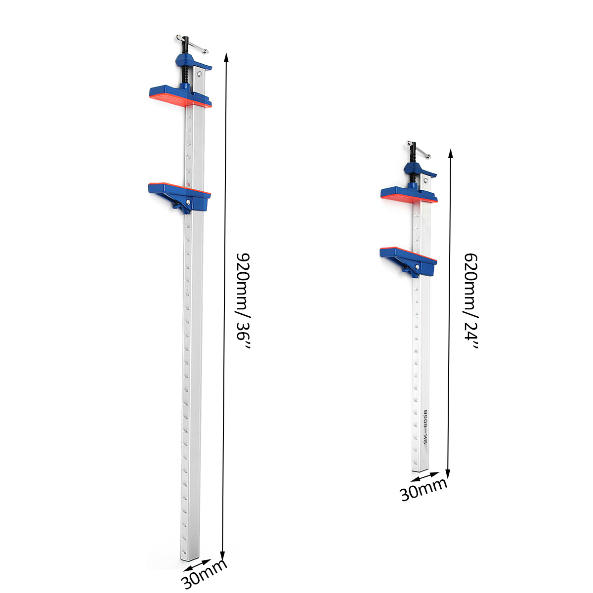 2436-Inch-Aluminum-Alloy-F-Clamp-Bar-Quick-Release-Woodworking-Clamp-Parallel-Adjustable-Heavy-Duty--1361735-11