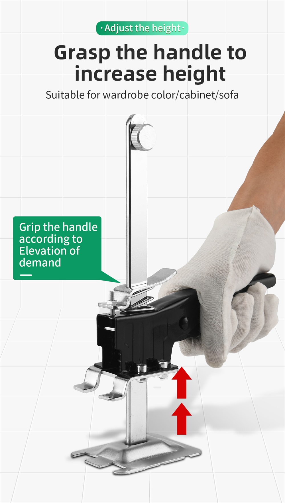 Adjustable-Labor-saving-Arm-Board-Lifter-Cabinet-Jack-Door-Use-Plaster-Sheet-Repair-Slip-Balance-Woo-1862801-7