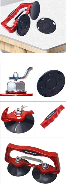 DOCTORWOOD-2PCS-Easy-Hand-Saving-Labor-Woodworking-Board-Lift-Tool-Suction-Cup-Tile-Handling-Tool-35-1893645-12