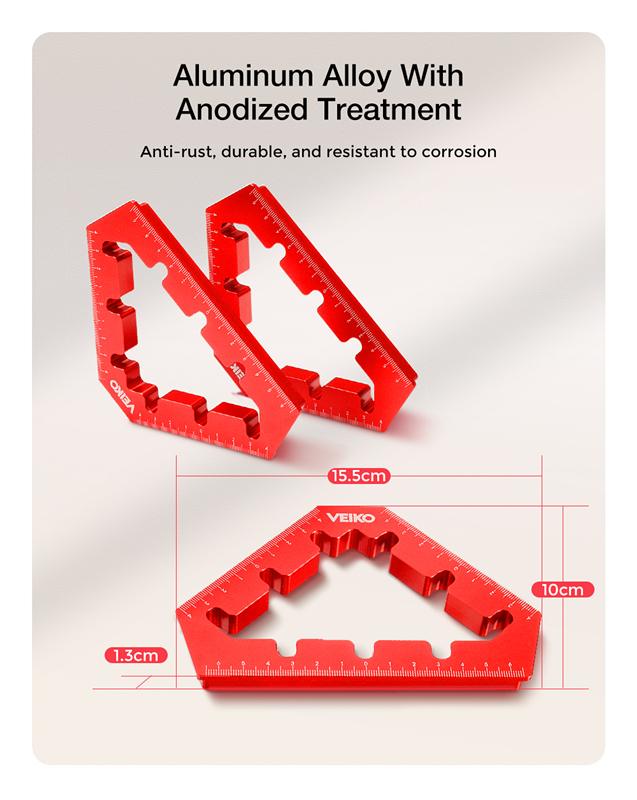 VEIKO-Woodworking-45-and-90-Degree-Right-Angle-Clamps-Aluminum-Alloy-Positioning-Clamping-Square-Cor-1879416-2