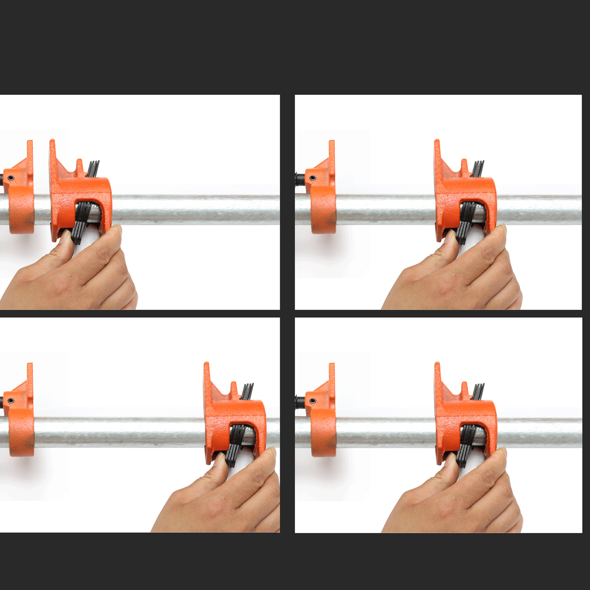 Wood-Gluing-Pipe-Clamp-34-Inch-Heavy-Duty-Woodworking-Cast-Iron-Pipe-Clamp-1471416-6