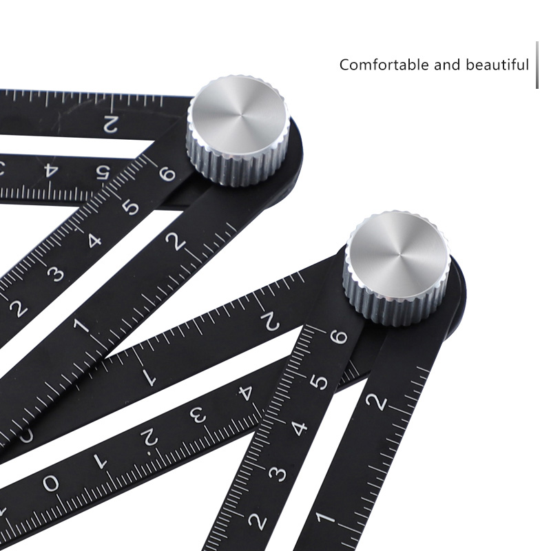 10-Inch-Contour-Gauge-Green-Lockable-Shape-Radial-Ruler-Profiling-Gauge-Taking-Device-1870925-6