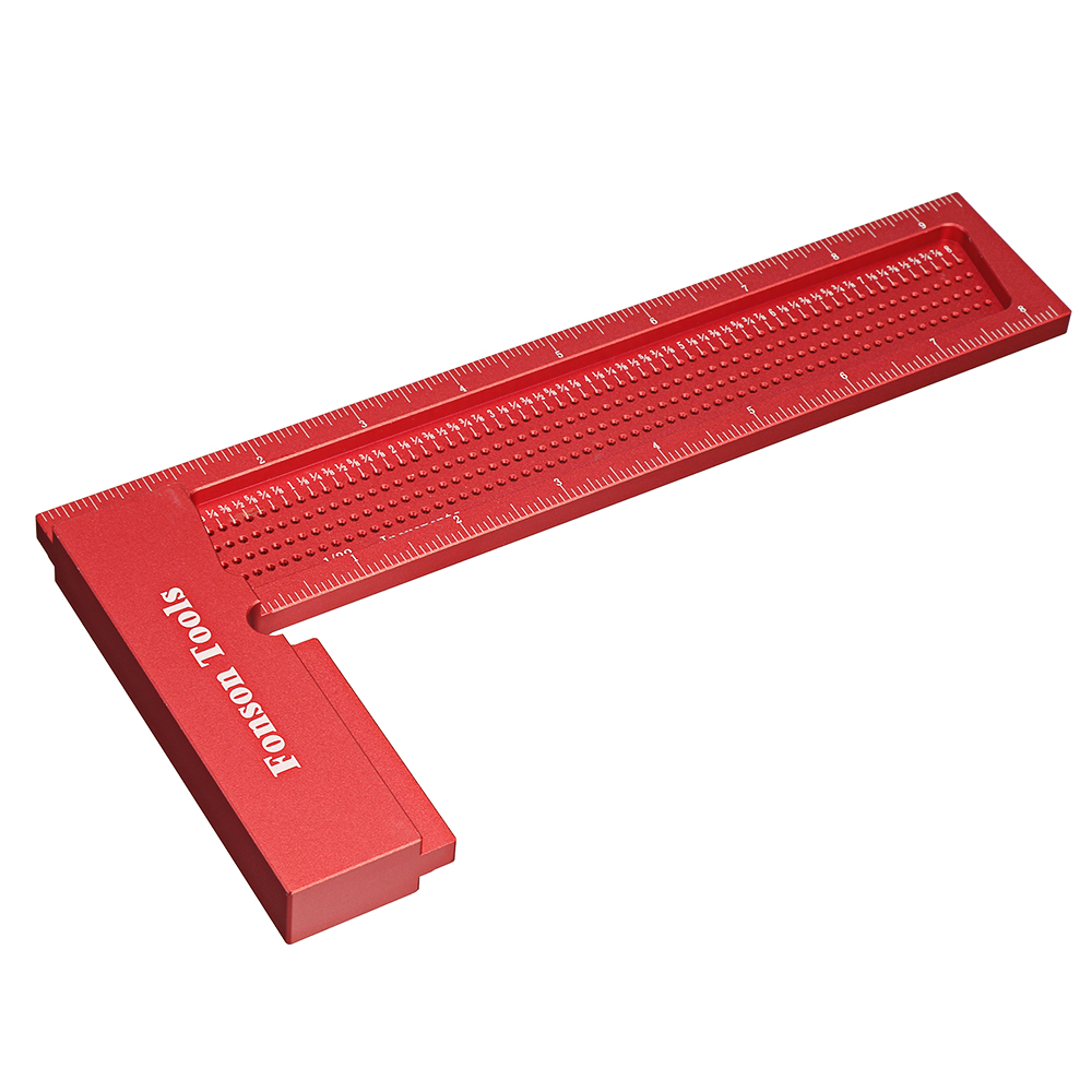 200mm-8-Inch-Aluminum-Alloy-Precision-L-Square-Speed-Hole-Positioning-Marking-Ruler-Woodworking-Scri-1880431-9