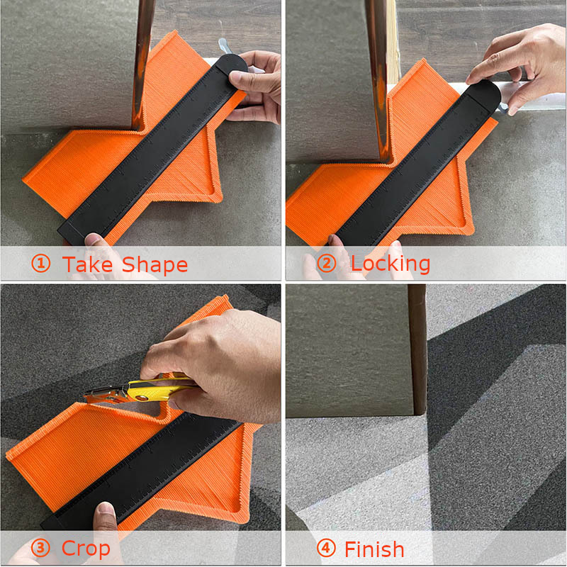 5quot--10quot-Irregular-Contour-Gauge-with-6-Folding-Ruler-Gauge-Contour-Profile-Scale-Template-Curv-1768199-10