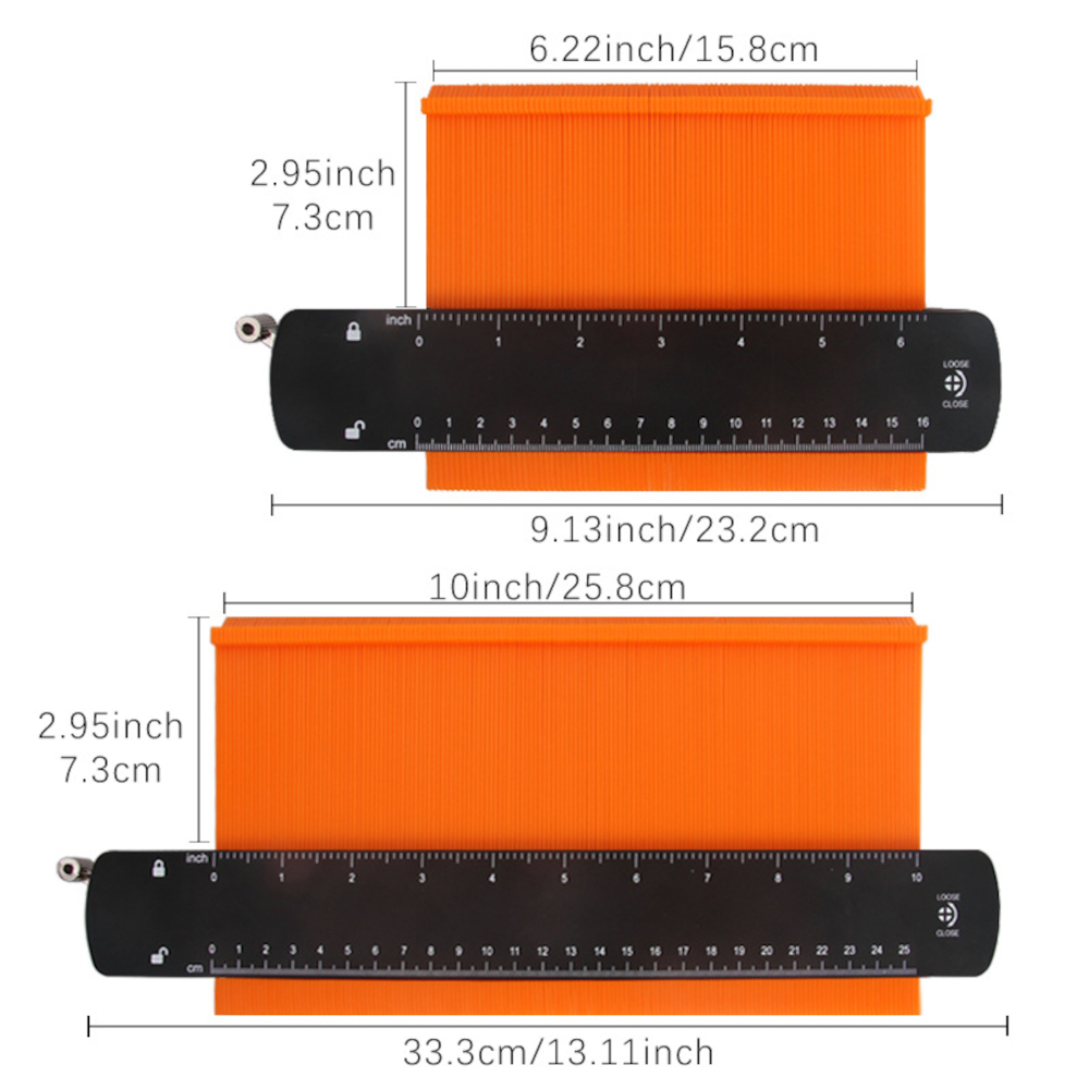 610-Inch-Widen-Contour-Gauge-Duplicator-Profile-Tool-with-Lock-Alloy-Edge-Shaping-Wood-Measure-Ruler-1784611-4