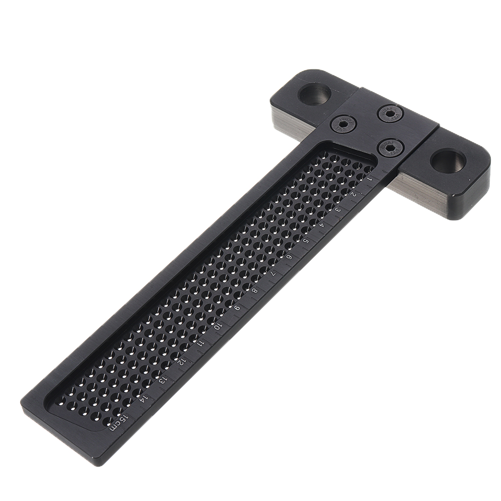 Black-Aluminium-Alloy-T-160-Hole-Positioning-Measuring-Ruler-160mm-Metric-T-Ruler-Woodworking-Precis-1564137-2