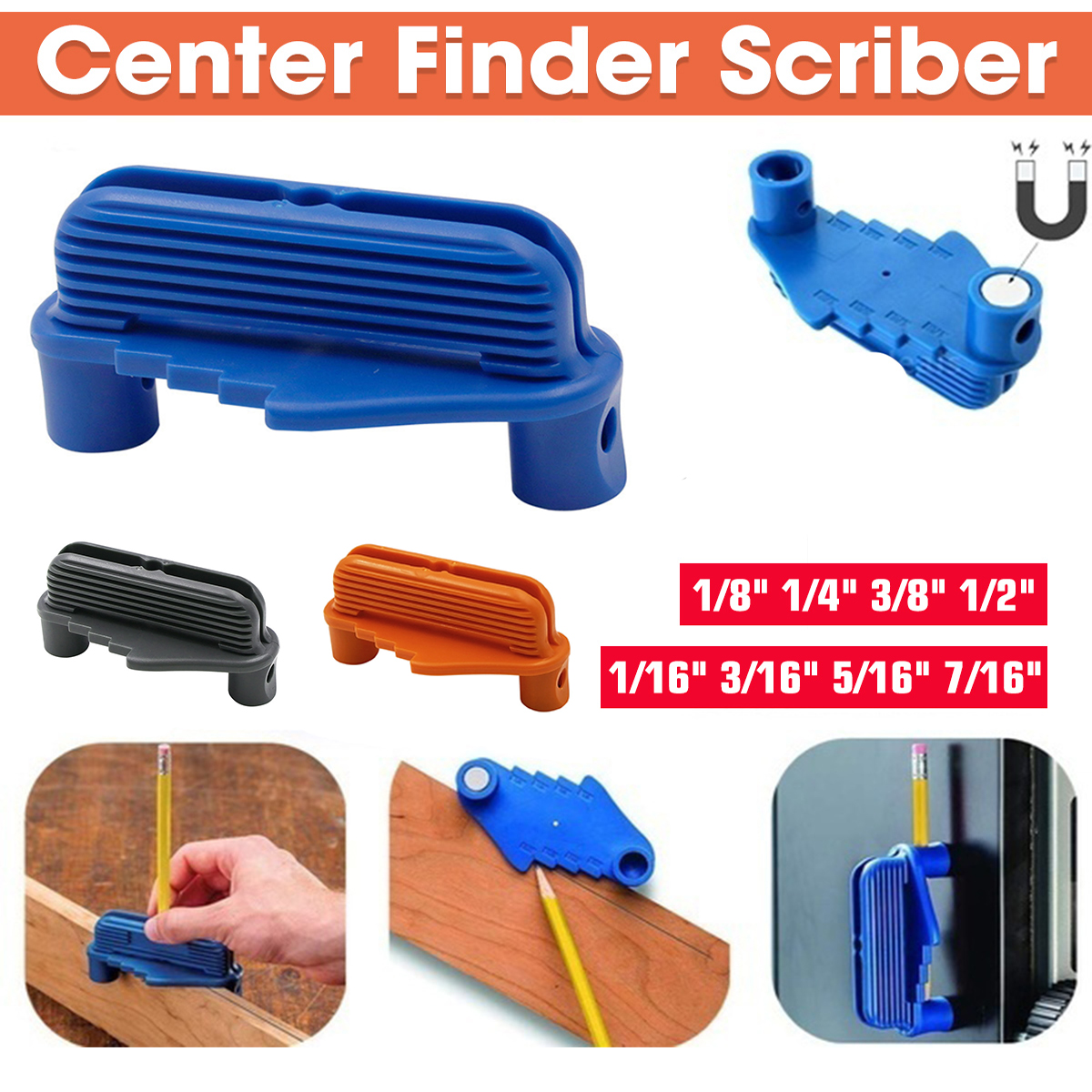 Multi-function-Marking-Center-Finder-Scriber-Woodworking-Marking-Gauge-Scriber-1715630-2