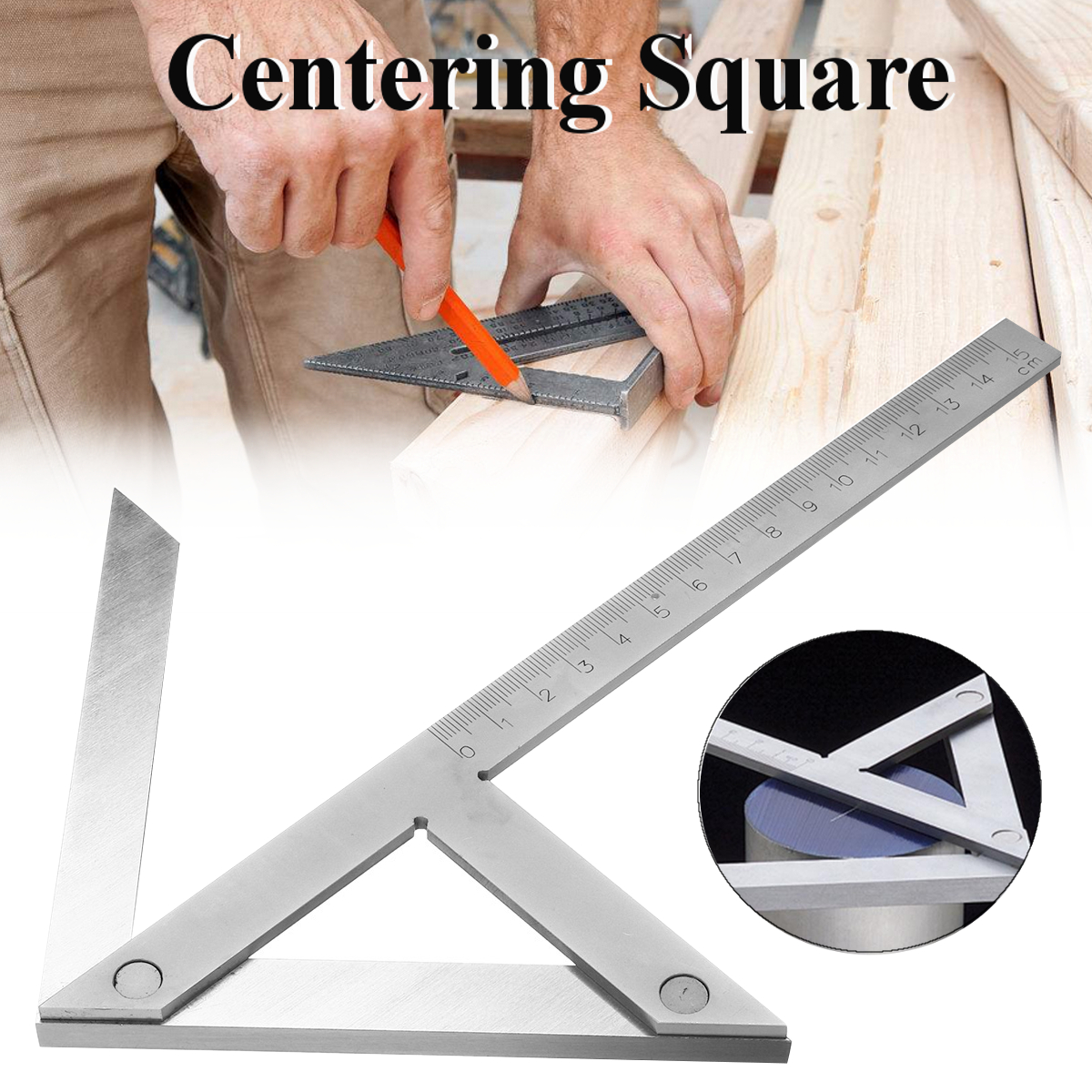 150x130mm-Precision-Center-Centering-Square-Gauge-Guaging-Round-Bar-Marking-Finder-Tool-1302764-1