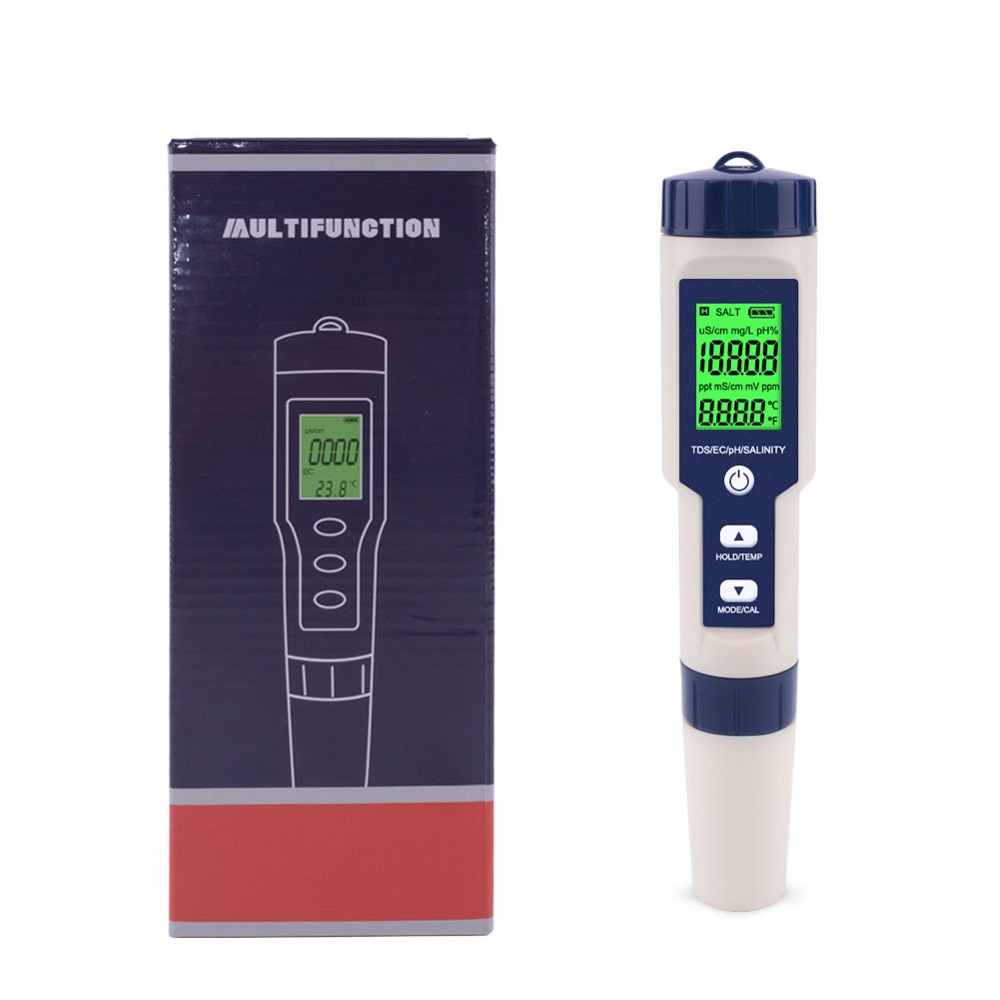 EZ-9909A-5-in-1-TDSECPHSalinityTemperature-Meter-Digital-Water-Quality-Monitor-Tester-for-Pools-Drin-1722754-11